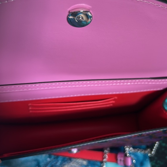 NWT Limited Edition Loubi54 Woven Snake-Print Shoulder Bag - Picture 6 of 6